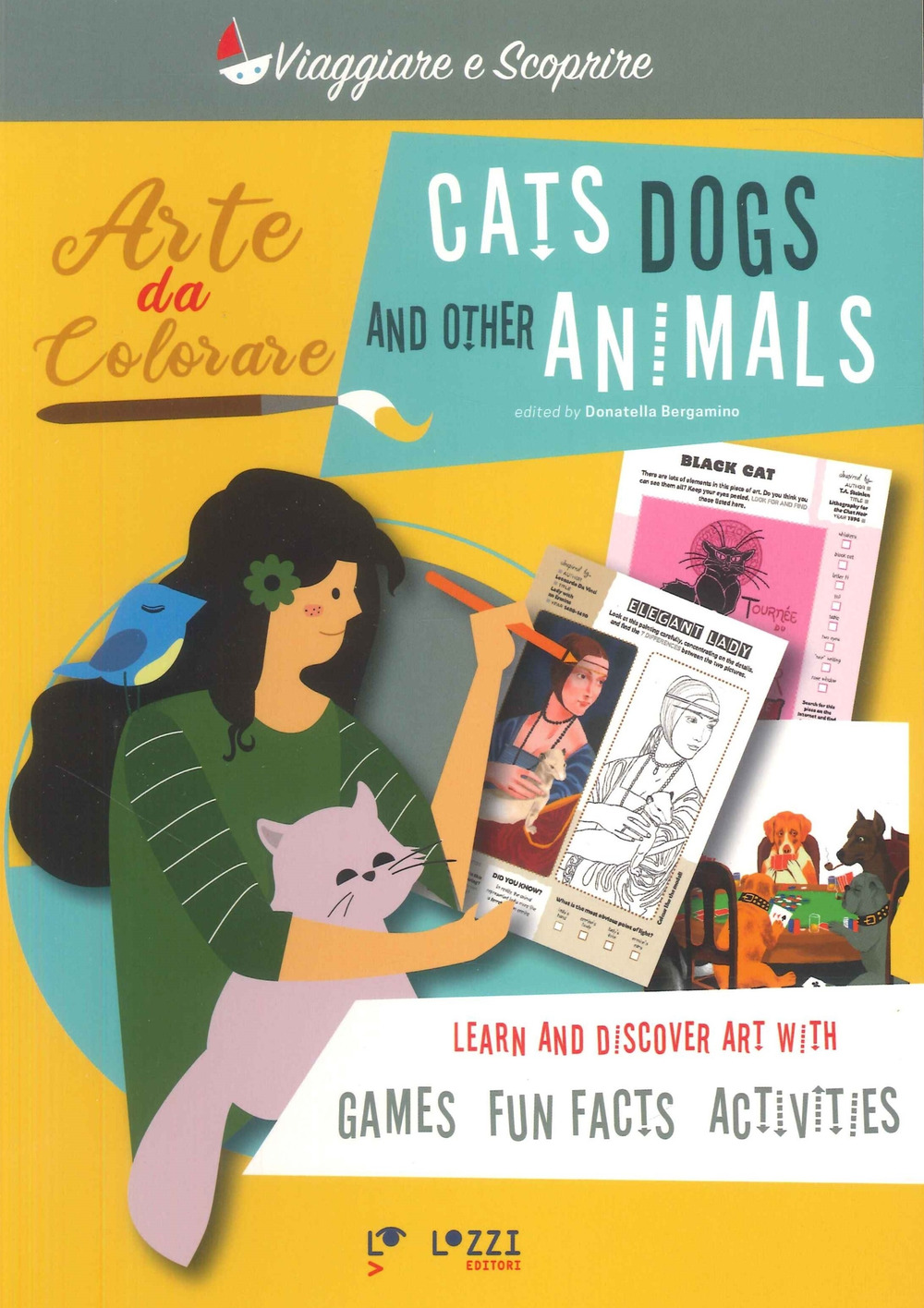 Cats, dogs and other animals. Arte da colorare