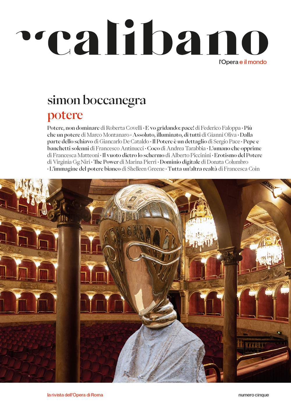 Calibano. L'Opera e il mondo. Vol. 5: Simon Boccanegra. Potere